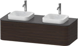 DURAVIT Happy D.2 Konsolenwaschtischunterbau 1300 mm Taupe supermatt mit Tip-On Technik