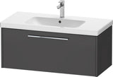 DURAVIT D-Code 2.0 Waschtischunterbau wandhängend 984 mm Weiß Hochglanz mit Auszug und Soft-Close