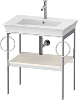 DURAVIT Metallkonsole White Tulip 760x684x450 mm Taupe Hochglanz mit Höhenausgleich