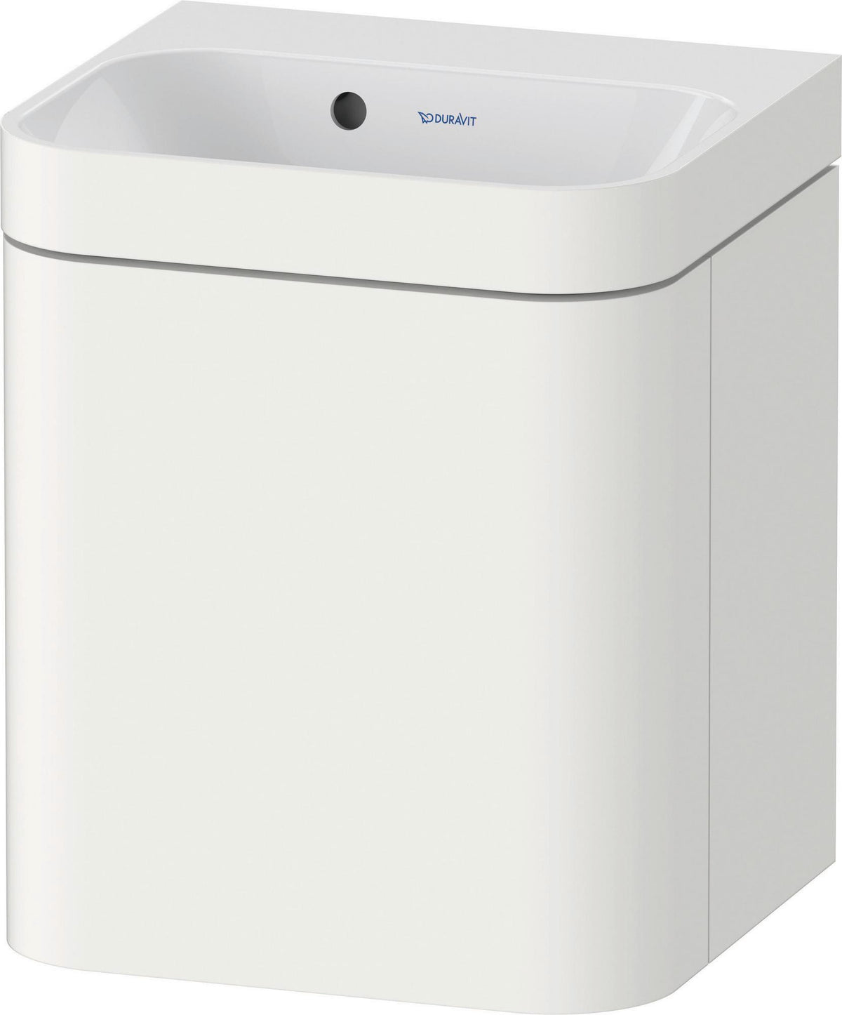 Duravit Happy D.2 c-bonded Waschtischset 400x360x480 mm mit MWT, 1 Tür rechts, Taupe