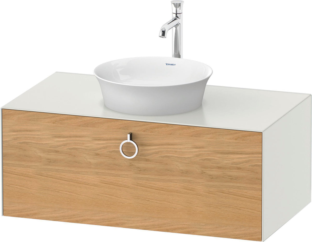 DURAVIT White Tulip Waschtischunterbau 1000 mm, 1 Auszug, wandhängend, weiß seidenmatt