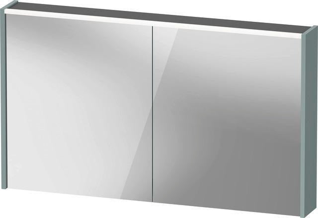 DURAVIT D-Code Spiegelschrank 1200 mm mit LED-Beleuchtung, 2 Türen, Front- und Innenspiegel