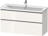 DURAVIT D-Neo Waschtischunterbau 1184 mm Eiche Schwarz mit Bronze Griff