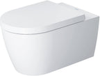 mit HygieneGlaze / keine Angabe / 570mm Weiß/Weiß Seidenmatt,Tiefspüler,riml.,Durafix,HYG
