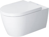 DURAVIT Wand-WC ME by Starck 570 mm spülrandlos mit WonderGliss Weiß