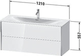 Duravit Waschtischunterbau XVIU 1210x557x480mm 2 Schubkästen Pro Cha ma ta s-matt