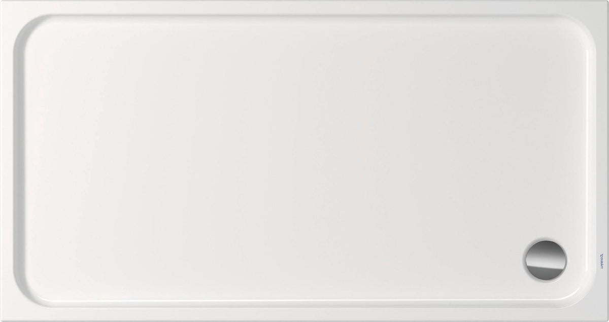 DURAVIT D-Code Duschwanne 1300x900x85 mm Weiß Sanitäracryl rechteckig
