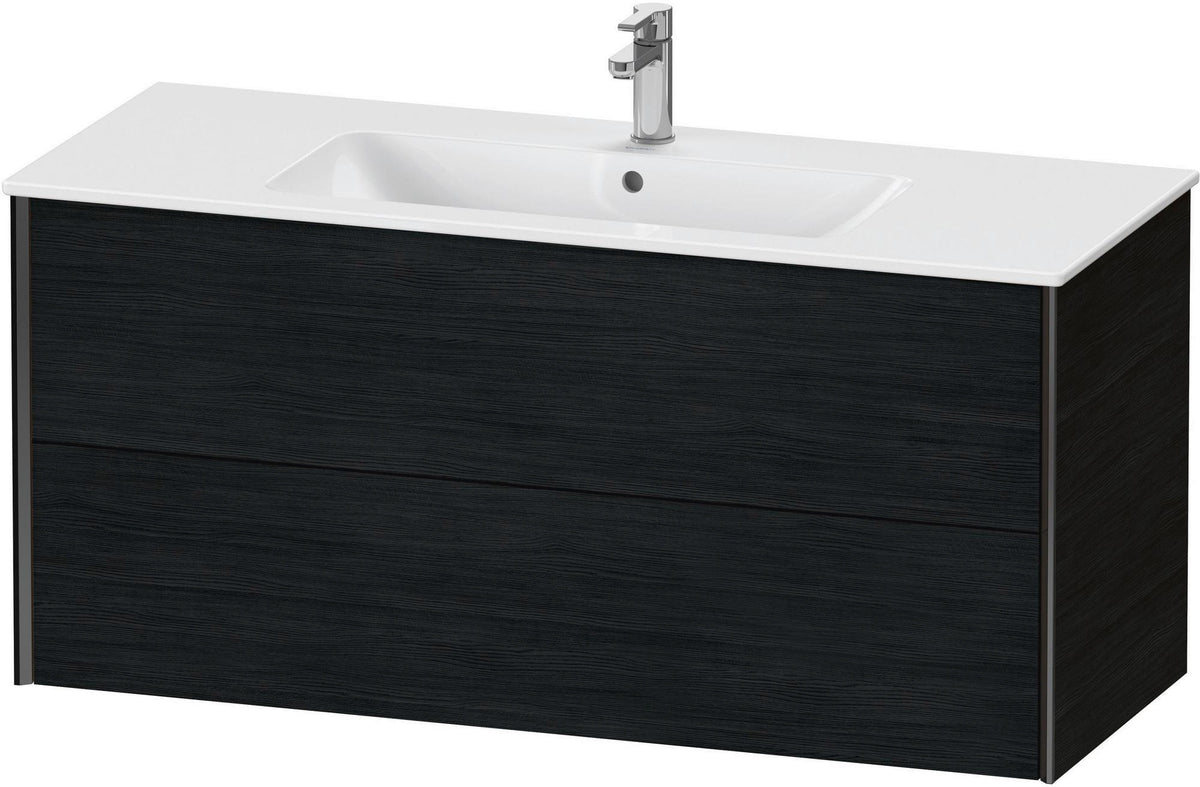 Duravit XViu Waschtischunterbau wandhängend 1210 mm, 2 Schubkästen, champagner matt/weiß matt