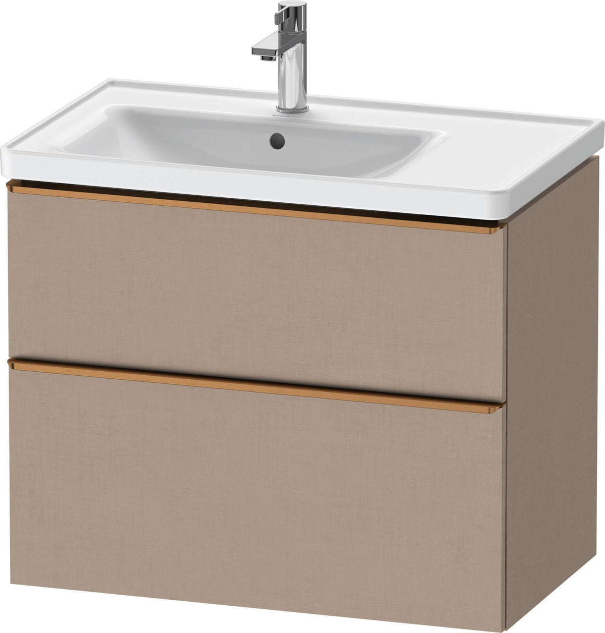 Duravit D-Neo Waschtischunterbau 784 mm Eiche Terra Matt mit 1 Auszug