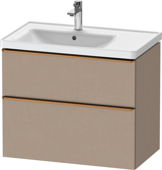 Duravit D-Neo Waschtischunterbau 784 mm Eiche Terra Matt mit 1 Auszug