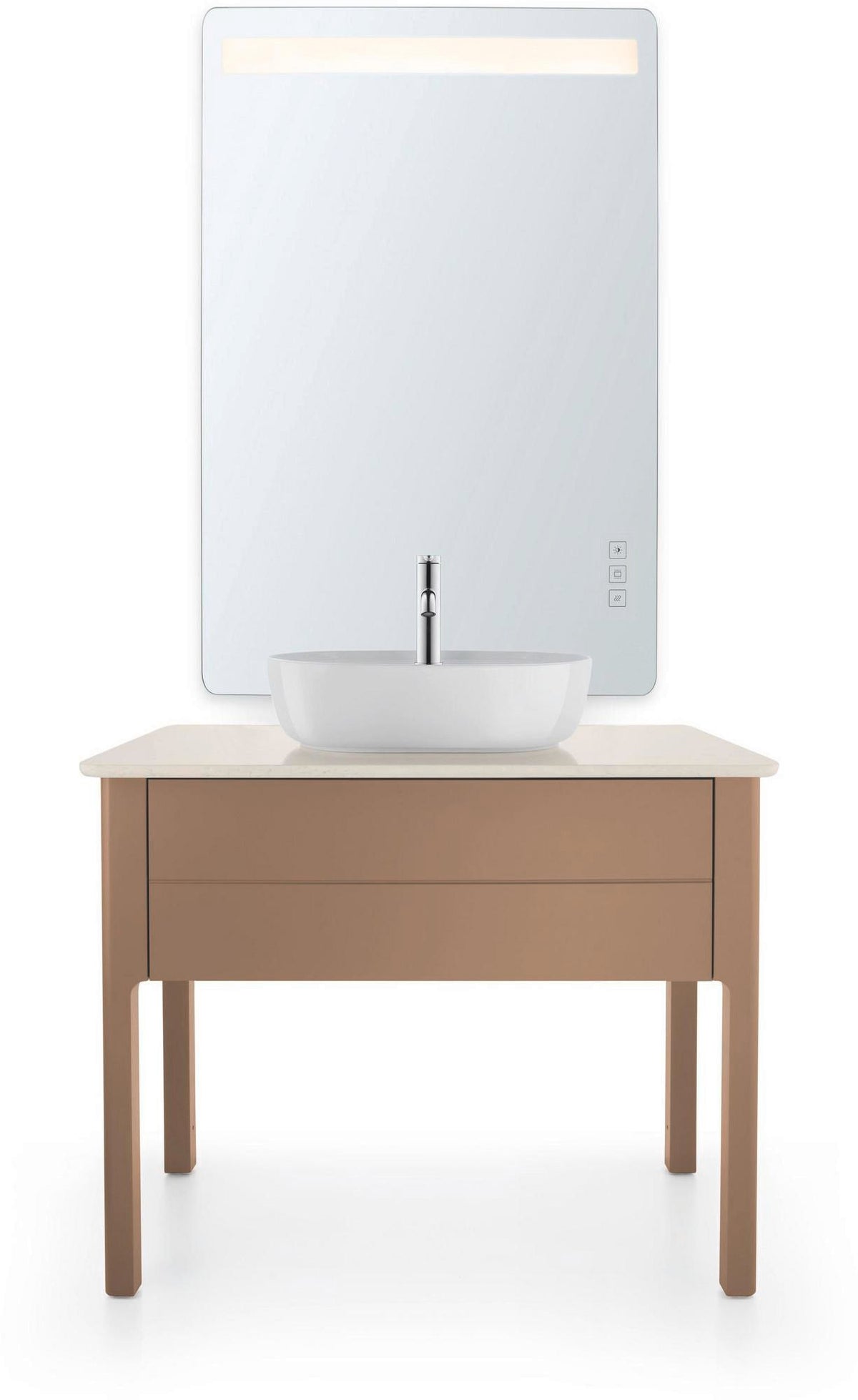 Duravit C.1 Einhebel-Waschtischmischer 91 mm Schwarz Matt – Ohne Zugstange