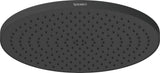 DURAVIT Kopfbrause MinusFlow D230, Rund, Rain Schwarz Matt – Wand- und Deckenmontage, Antikalk