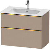 Duravit D-Neo Waschtischunterbau 810 mm betongrau matt mit Soft-Close-Auszug