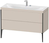 Duravit Möbelwaschtischset XVIU 1200x480mm Chaos mit Unterbau und Raumsparsiphon