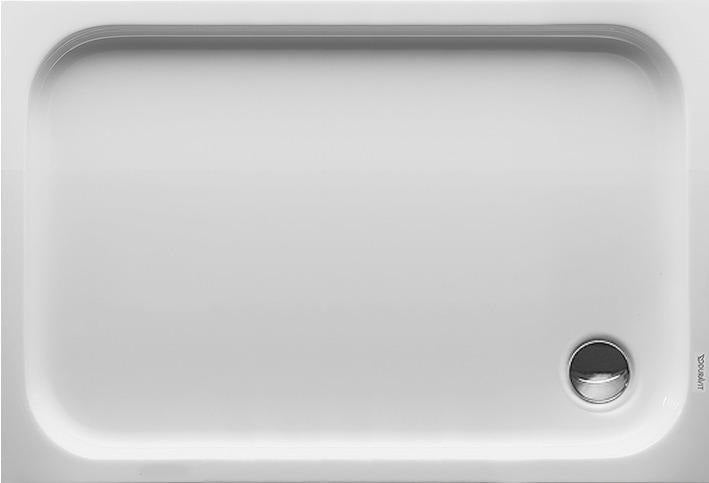 DURAVIT D-Code Duschwanne 1000x700 mm Weiß Sanitäracryl rechteckig