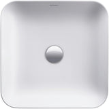 DURAVIT Aufsatzbecken Cape Cod 430 mm Weiß von Philippe Starck – ohne Überlauf, ohne Hahnloch