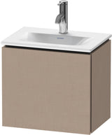 Duravit L-Cube Waschtischunterbau 440 mm, 1 Tür links, weiß matt – Wandhängend
