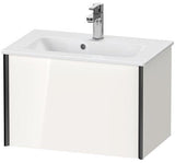 Duravit XViu Waschtischunterbau 610 mm weiß matt mit Tip-On-Technik für ME by Starck