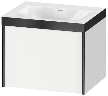 Duravit Waschtischunterbauset XVIU 600x480mm mit Möbelwaschtisch Viu und Auszug