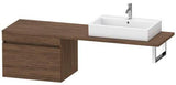 Duravit DuraStyle Konsolenunterschrank 700 mm weiß matt mit Auszug und Dämpfung