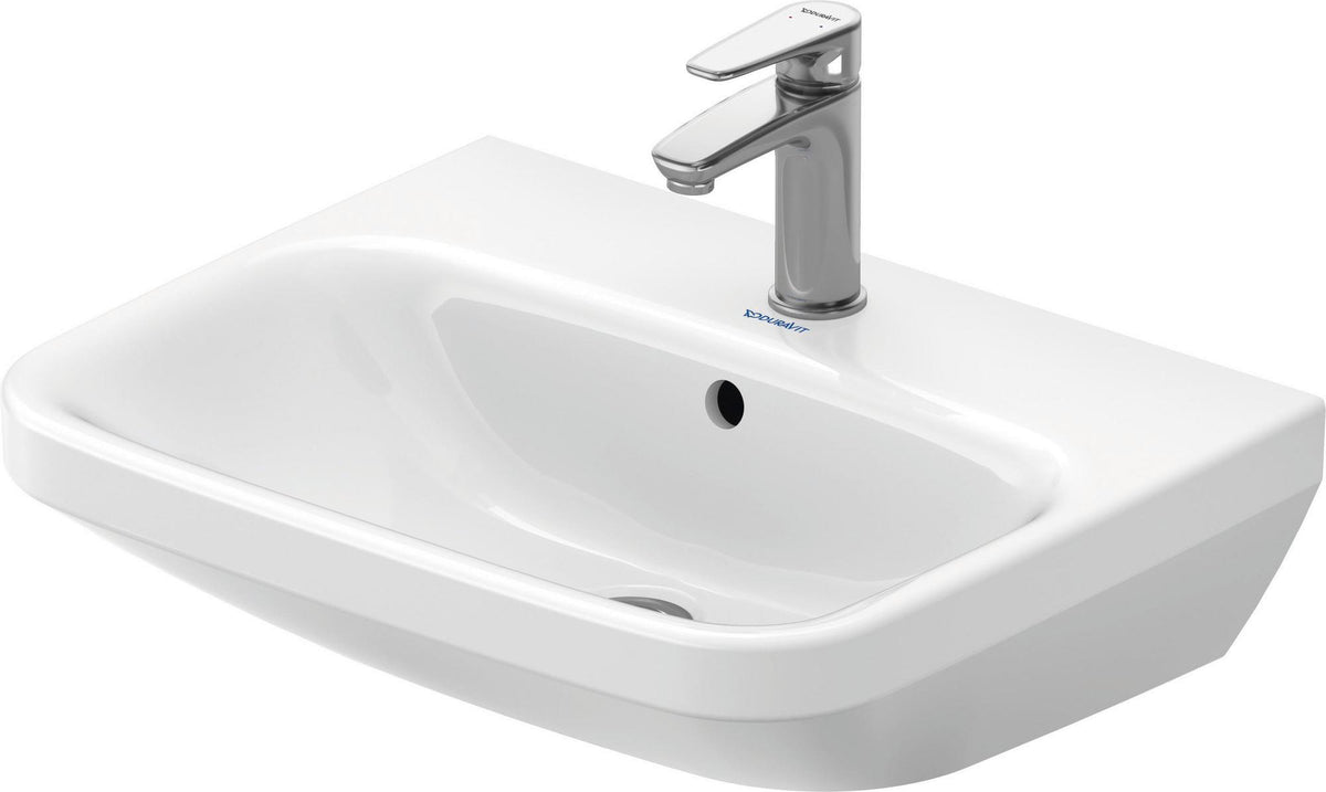 DURAVIT DuraStyle Waschtisch 550 mm mit Überlauf, 1 Hahnloch und WonderGliss