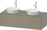 DURAVIT White Tulip Waschtischunterbau wandhängend 1300 mm weiß seidenmatt mit LED-Innenbeleuchtung