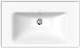 Duravit D-Neo Wandwaschtisch 650 mm weiß mit Überlauf und WonderGliss