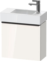 DURAVIT D-Neo Waschtischunterbau 484 mm Eiche Schwarz Matt, 1 Tür, Bronze Griff