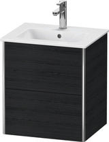 Duravit XSquare Waschtischunterbau wandhängend, 2 Schubkästen, Weiß Matt