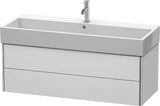 Duravit XSquare Waschtischunterbau 1184 mm mit 2 Schubkästen in Steingrau matt