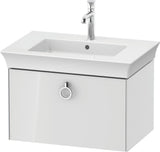 DURAVIT White Tulip Waschtischunterbau 684 mm, 1 Auszug, wandhängend, weiß seidenmatt