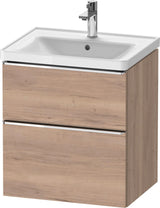 Duravit D-Neo Waschtischunterbau 584 mm betongrau matt mit Auszug und Schubkasten