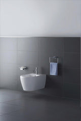 DURAVIT C.1 Einhebel-Bidetmischer Schwarz Matt 121 mm mit Zugstangen-Ablaufgarnitur