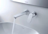DURAVIT Wave Einhebel-Waschtischmischer Unterputz 202 mm Chrom – Keramikmischsystem