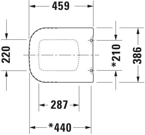 DURAVIT WC-Sitz P3 Comforts mit Absenkautomatik und Edelstahl-Scharnieren, weiß