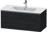Duravit D-Neo Waschtischunterbau 1010 mm, 1 Auszug, Weiß Matt, Griff Bronze Gebürstet, Wandhängend