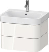 Duravit Waschtischunterbau Happy D.2 Plus 625 mm taupe supermatt mit Tip-On-Technik