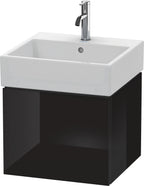 schwarz hochglanz / Mitteldichte Faserplatte (MDF) / 1 Auszug