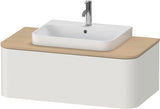 DURAVIT Happy D.2 Konsolenwaschtischunterbau 1000 mm Taupe Supermatt mit Tip-On Technik