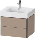 584 mm / sonstige / Waschtischunterbau wandhängend XSquar e 470x584x397mm Leinen 2 Schubk.