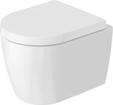 DURAVIT Wand-WC ME by Starck 480 mm Weiß Seidenmatt Rimless Tiefspüler