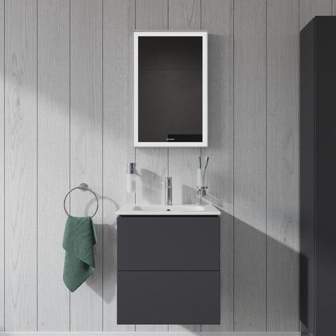 DURAVIT ME by Starck Möbelwaschtisch 530 mm, 1 Hahnloch, mit Überlauf, weiß