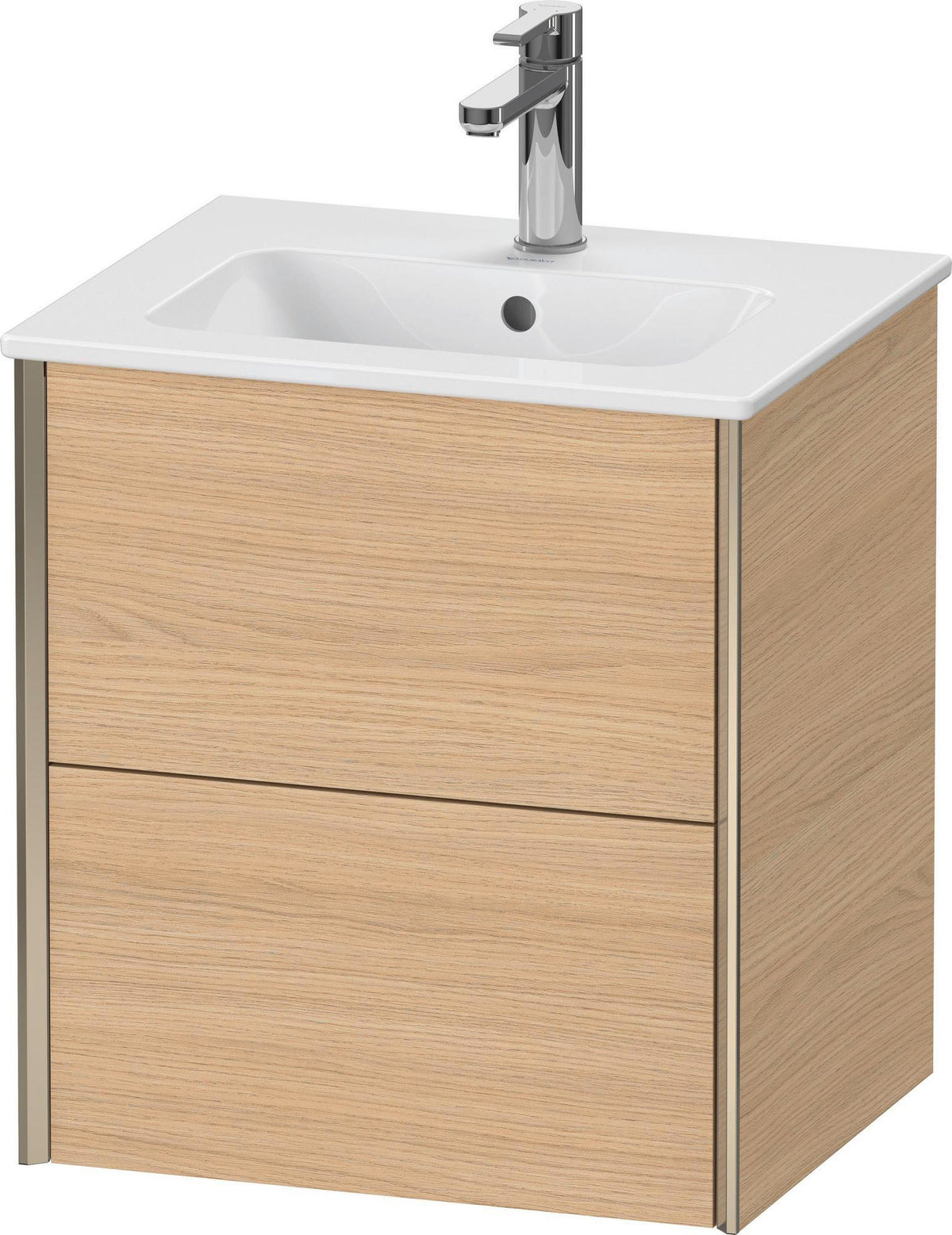 DURAVIT XViu Waschtischunterbau wandhängend 510 mm mit 2 Schubkästen und Tip-on Technik