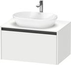 weiß matt / 1 Auszug / Waschtischunterbau