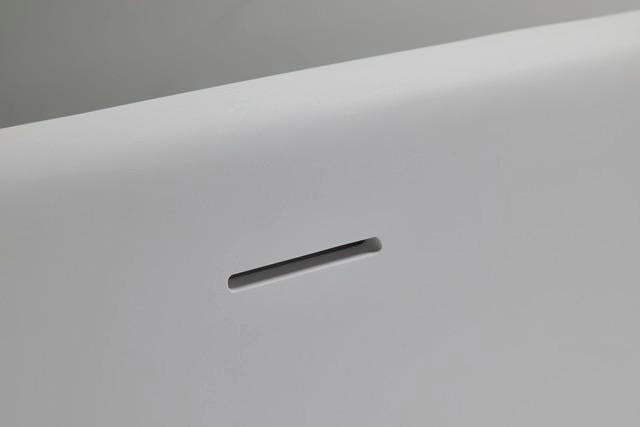 DURAVIT Cape Cod Freistehbadewanne 1855x885 mm Mineralguss Weiß Matt mit Fußgestell