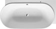 DURAVIT Luv Whirlwanne 1850x950mm Eckwanne rechts mit Air-System, 2 Rückenschrägen, weiß matt