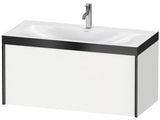 Duravit XVIU Möbelwaschtischset 1000x480mm mit Unterbau, Auszug & Viu Keramik