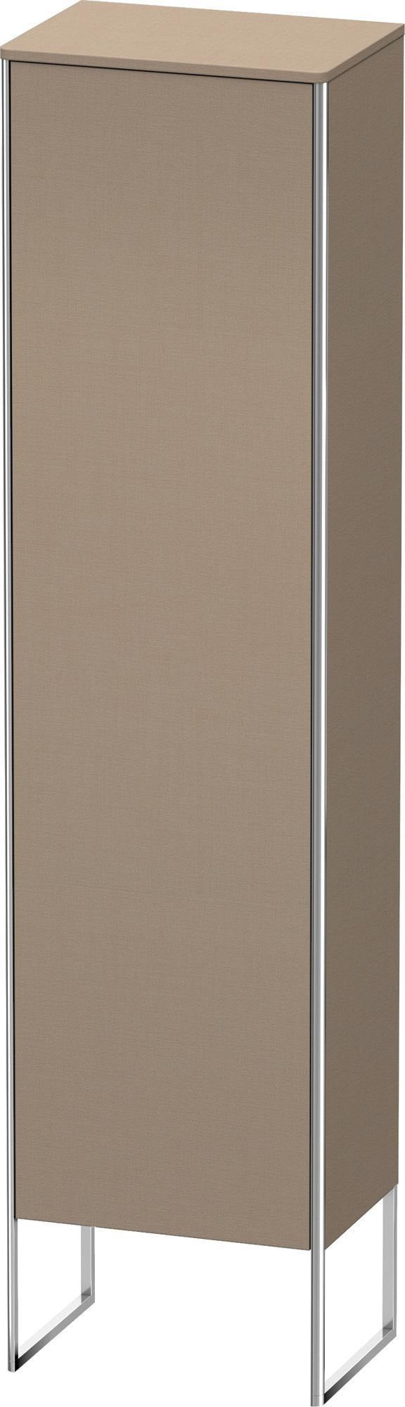 DURAVIT XSquare Hochschrank 2016 mm basalt matt, Tür rechts, Tip-On, bodenstehend