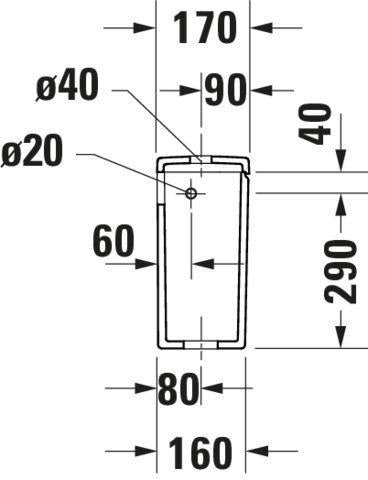 DURAVIT Duravit No.1 Spülkasten Weiß 6/3 L Dual Flush Anschluss links/rechts