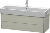 Duravit XSquare Waschtischunterbau 1184 mm mit 2 Schubkästen in Steingrau matt